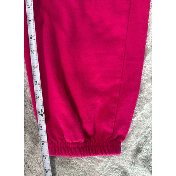 Old Navy Hot Pink Full Zip Sweatshirt Sweatpants Matching Set Womens Medium - Picture 9 of 12